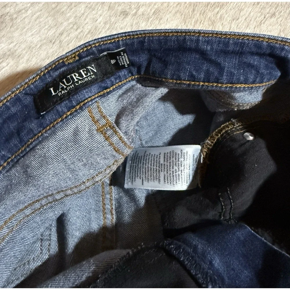 Lauren By Ralph Lauren Classic‎ Straight Denim Jeans Girls Size 6P Inseam 29